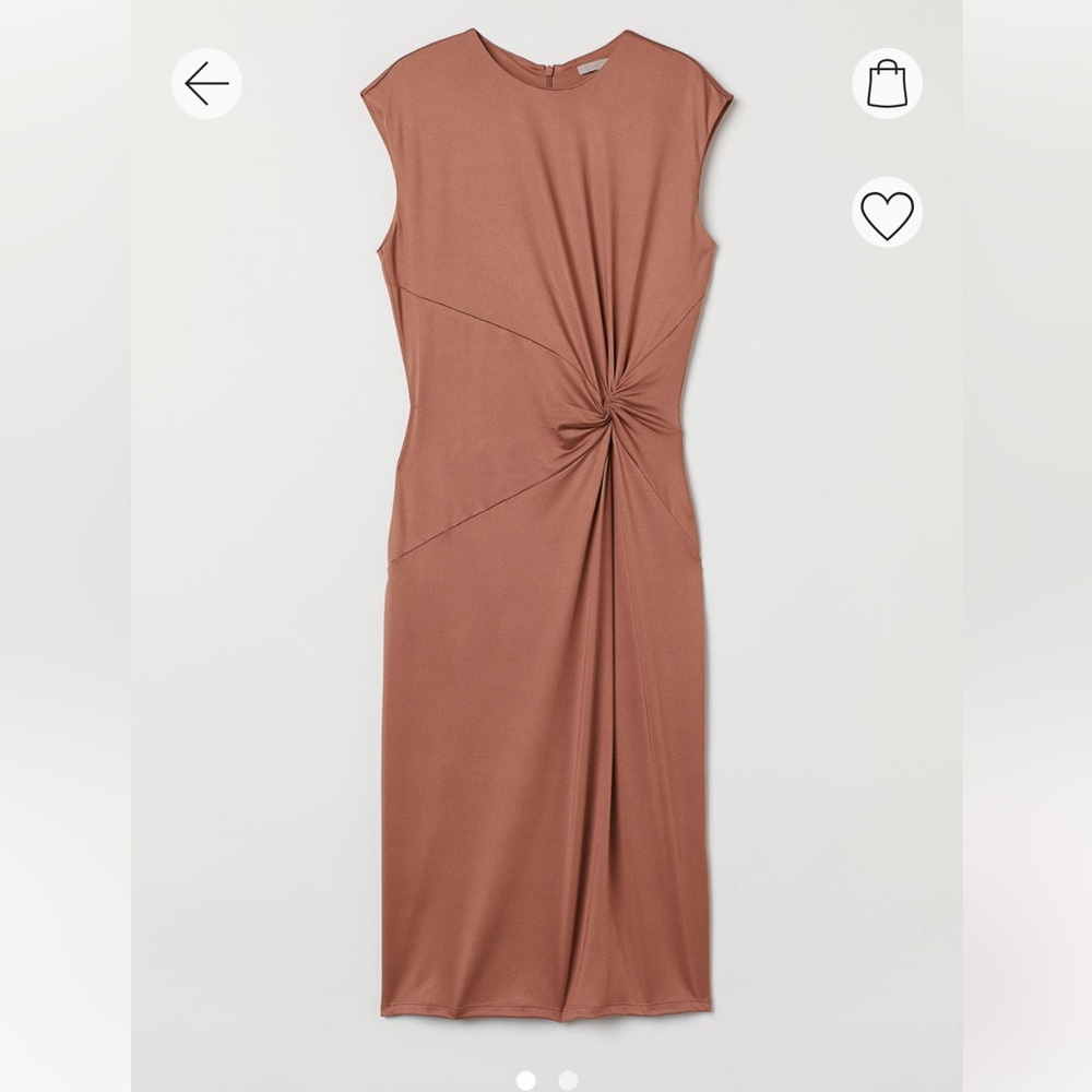Draped dress